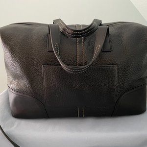 NEW Coach Hadley F31663 Black Pebbled Leather Large Handbag Satchel Duffle